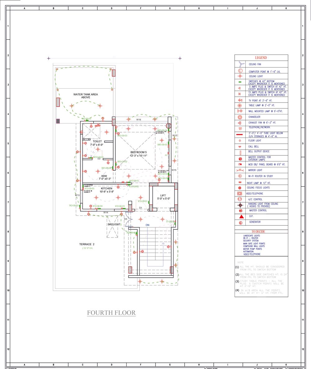 4F Electrical Layout